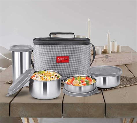 milton stainless steel hot lunch box|milton lunch box online shopping.